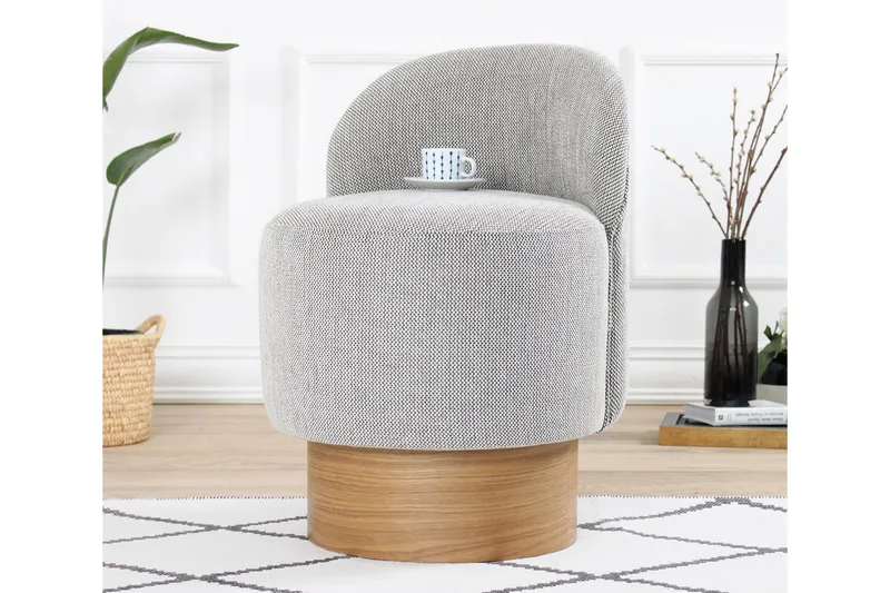 Muktan Sittpuff 47 cm - Grå - Möbler - Stolar & fåtöljer - Pall & puff - Sittpuff