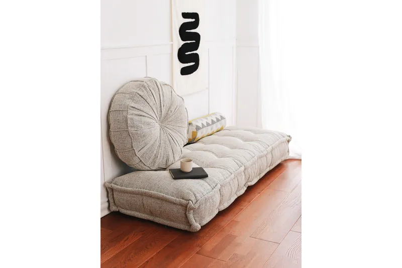 Mulla Sittpuff 180 cm, Grå