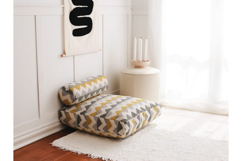 Munkad Sittpuff 70 cm - Flerfärgad - Möbler - Stolar & fåtöljer - Pall & puff - Sittpuff