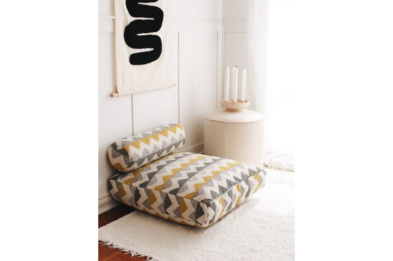 Munkad Sittpuff 70 cm - Flerfärgad - Möbler - Stolar & fåtöljer - Pall & puff - Sittpuff