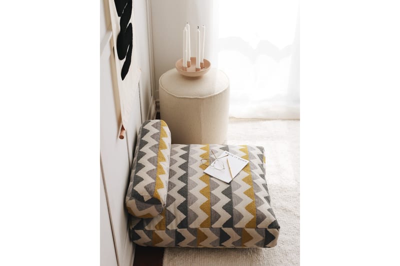 Munkad Sittpuff 70 cm - Flerfärgad - Möbler - Stolar & fåtöljer - Pall & puff - Sittpuff