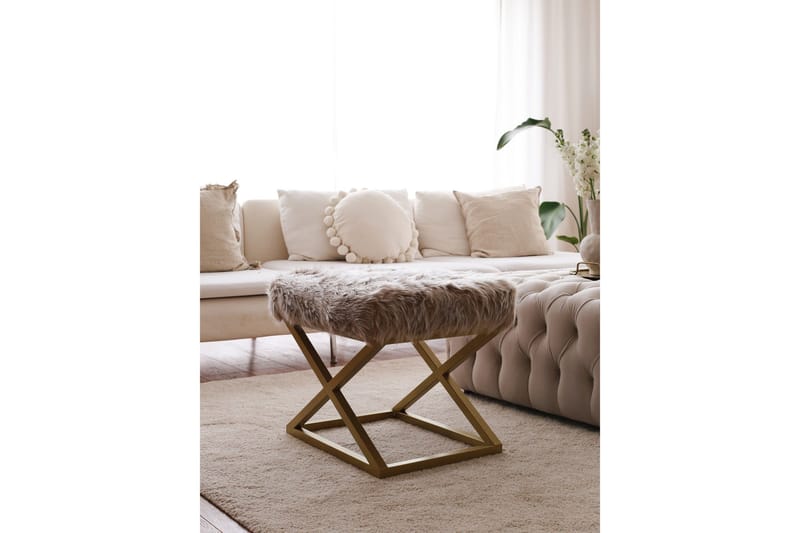 Murmu Sittpuff 50 cm - Brun - Möbler - Stolar & fåtöljer - Pall & puff - Sittpuff