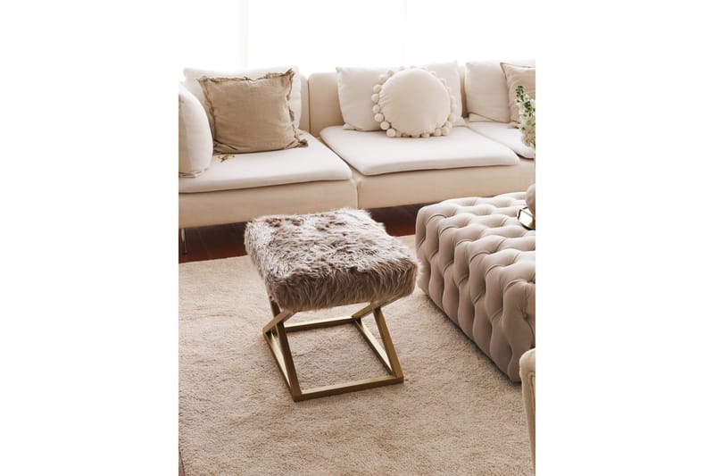 Murmu Sittpuff 50 cm - Brun - Möbler - Stolar & fåtöljer - Pall & puff - Sittpuff