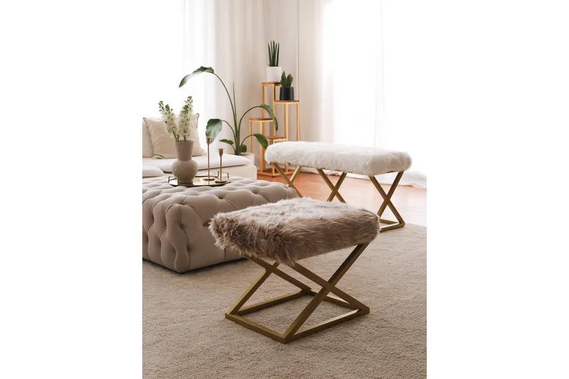 Murmu Sittpuff 50 cm, Brun