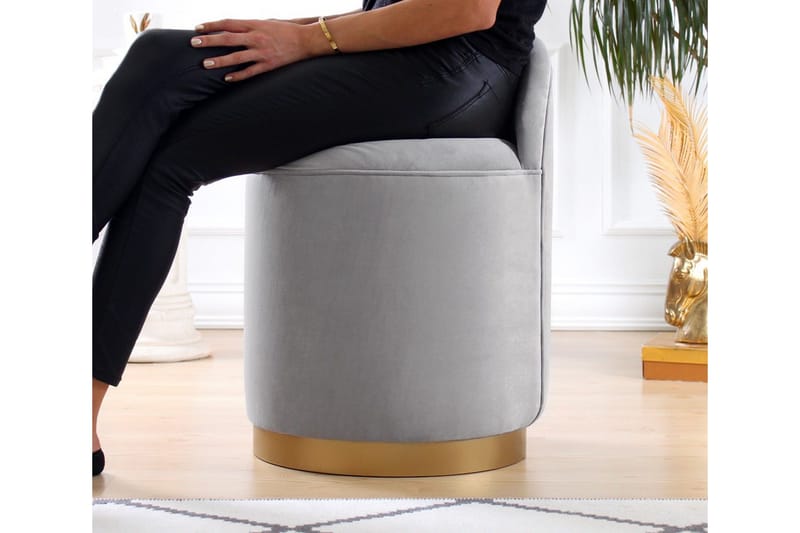Murwillumbah Sittpuff 45 cm - Grå - Möbler - Stolar & fåtöljer - Pall & puff - Sittpuff