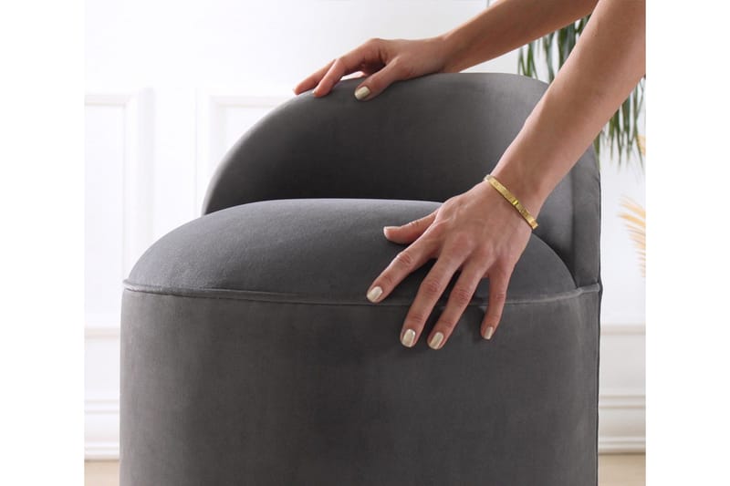 Murwillumbah Sittpuff 45 cm - Mörkgrå - Möbler - Stolar & fåtöljer - Pall & puff - Sittpuff