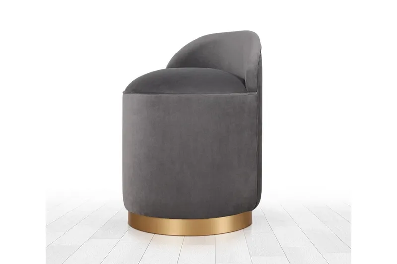 Murwillumbah Sittpuff 45 cm - Mörkgrå - Möbler - Stolar & fåtöljer - Pall & puff - Sittpuff