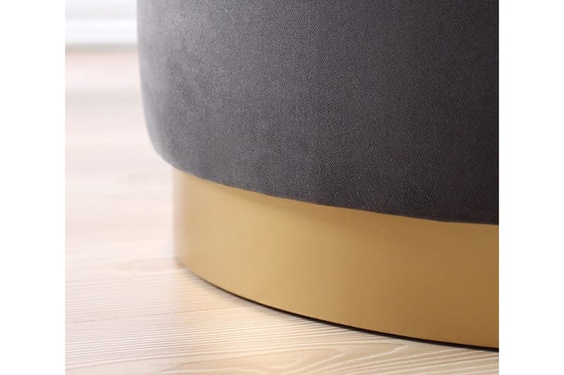 Murwillumbah Sittpuff 45 cm - Mörkgrå - Möbler - Stolar & fåtöljer - Pall & puff - Sittpuff