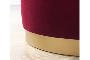 Murwillumbah Sittpuff 45 cm - Röd - Möbler - Stolar & fåtöljer - Pall & puff - Sittpuff