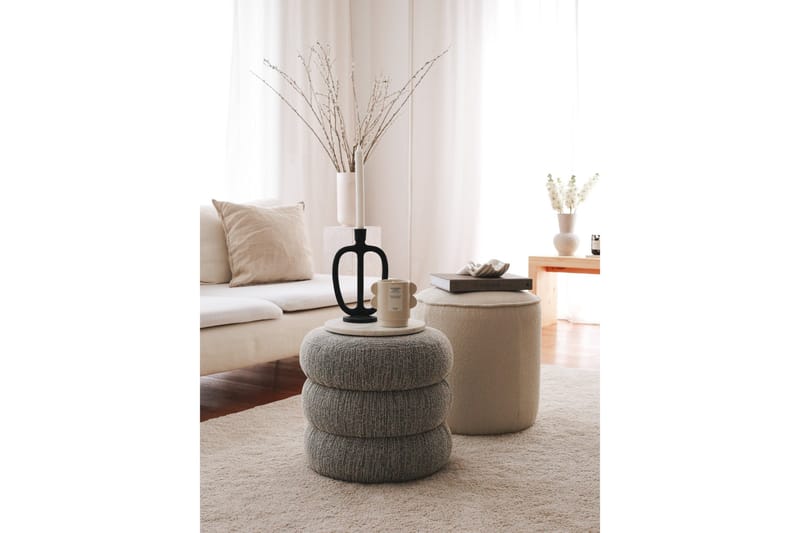 Musibat Sittpuff 40 cm - Grå - Möbler - Stolar & fåtöljer - Pall & puff - Sittpuff