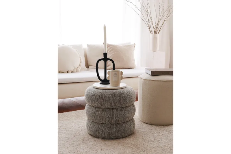 Musibat Sittpuff 40 cm - Grå - Möbler - Stolar & fåtöljer - Pall & puff - Sittpuff