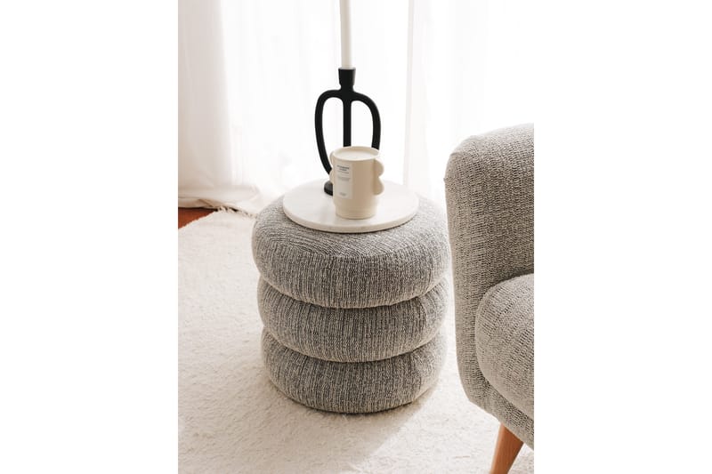 Musibat Sittpuff 40 cm - Grå - Möbler - Stolar & fåtöljer - Pall & puff - Sittpuff