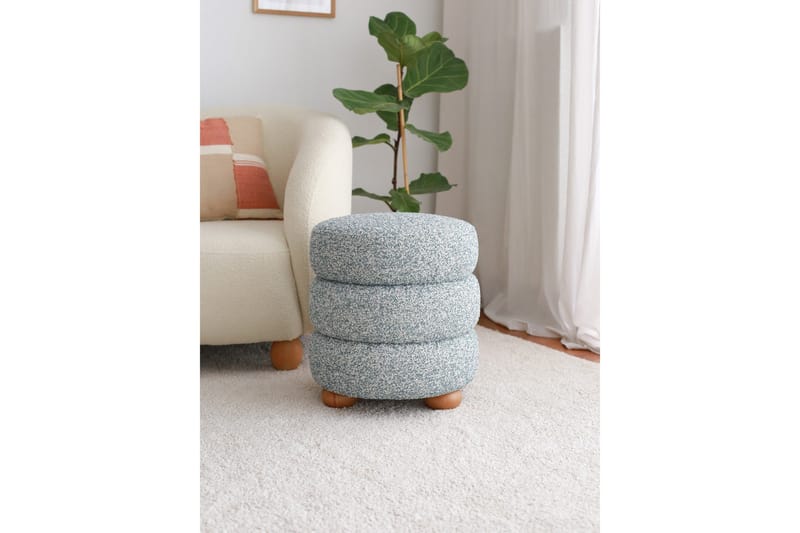 Musibat Sittpuff 42 cm - Blå - Möbler - Stolar & fåtöljer - Pall & puff - Sittpuff