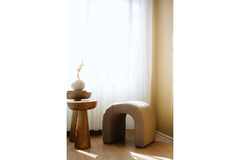 Nagar Sittpuff 51 cm - Brun - Möbler - Stolar & fåtöljer - Pall & puff - Sittpuff