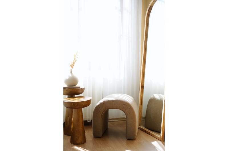 Nagar Sittpuff 51 cm - Brun - Möbler - Stolar & fåtöljer - Pall & puff - Sittpuff