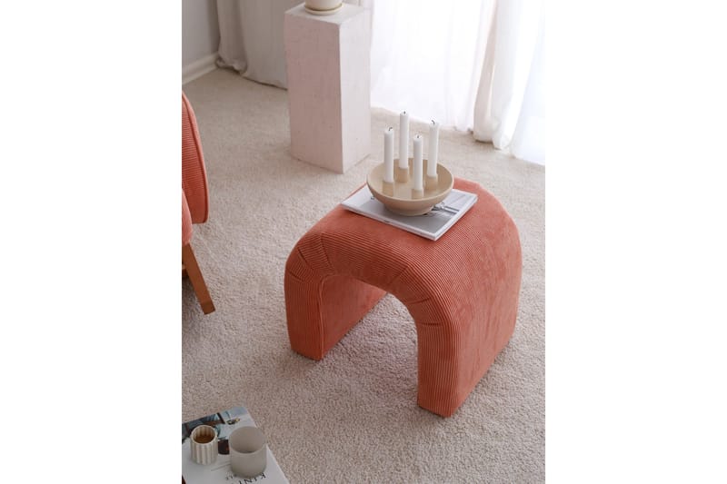 Nagar Sittpuff 51 cm - Korall - Möbler - Stolar & fåtöljer - Pall & puff - Sittpuff