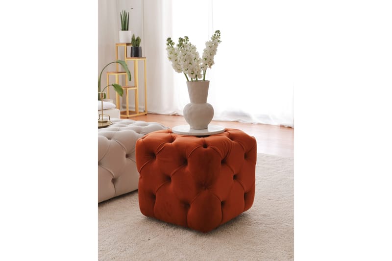 Naman Sittpuff 48 cm - Brun - Möbler - Stolar & fåtöljer - Pall & puff - Sittpuff