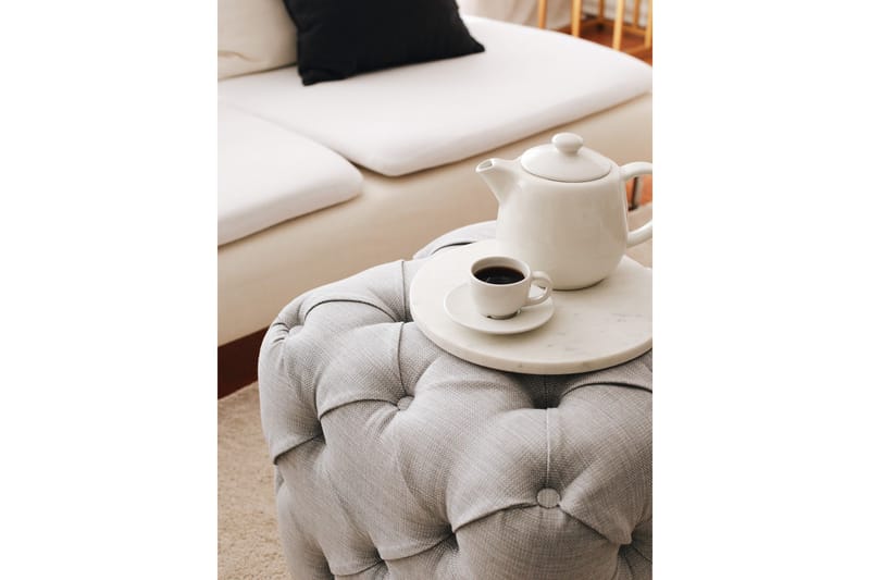 Naman Sittpuff 48 cm - Grå - Möbler - Stolar & fåtöljer - Pall & puff - Sittpuff