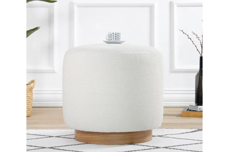 Namra Sittpuff 45 cm, Cream