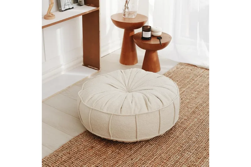 Nanagram Sittpuff 60 cm - Vit - Möbler - Stolar & fåtöljer - Pall & puff - Sittpuff