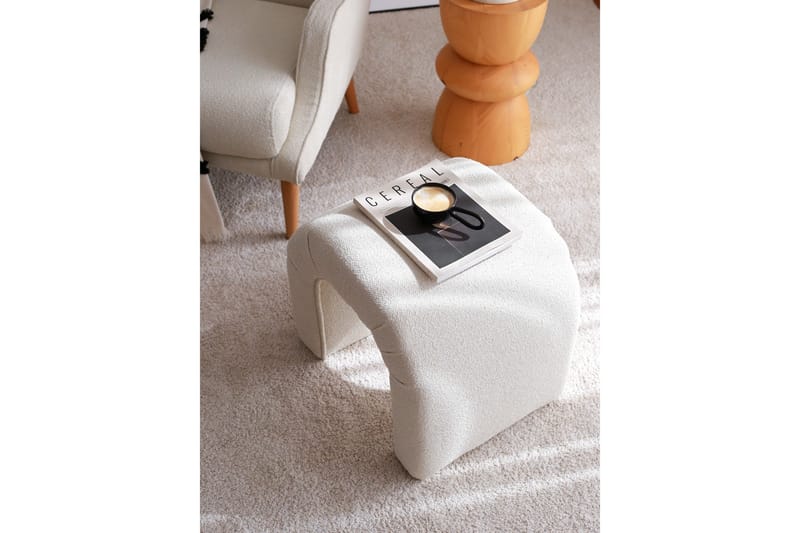 Narayran Sittpuff 51 cm - Cream - Möbler - Stolar & fåtöljer - Pall & puff - Sittpuff