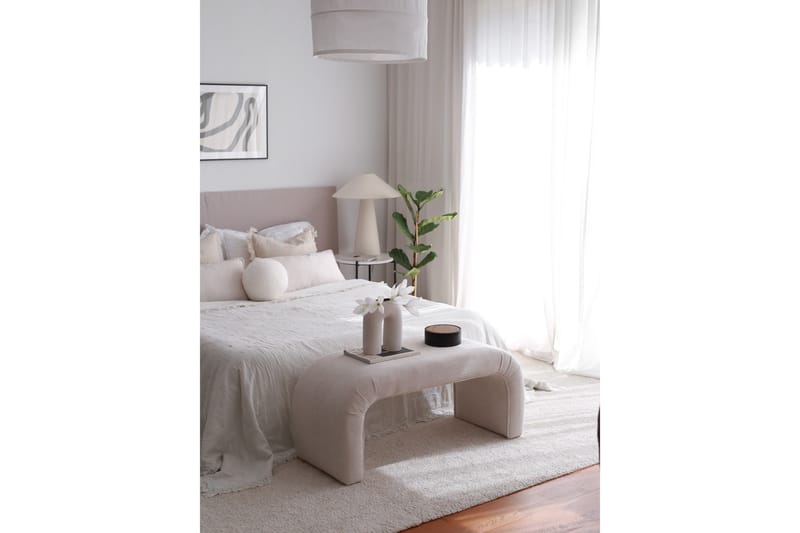 Narpendra Sittpuff 106 cm - Vit - Möbler - Stolar & fåtöljer - Pall & puff - Sittpuff
