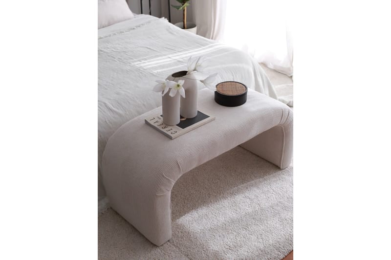 Narpendra Sittpuff 106 cm - Vit - Möbler - Stolar & fåtöljer - Pall & puff - Sittpuff