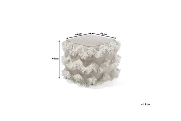 Nashik Sittpuff 45 cm - Beige - Möbler - Stolar & fåtöljer - Pall & puff - Sittpuff