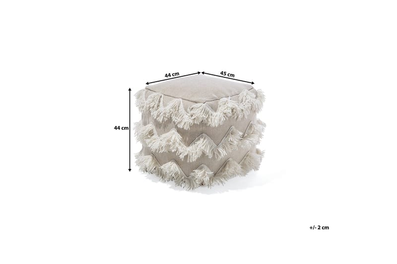 Nashik Sittpuff 45 cm - Beige - Möbler - Stolar & fåtöljer - Pall & puff - Sittpuff