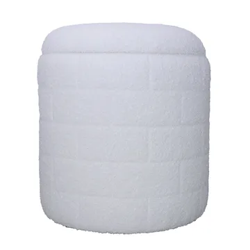 Navik Förvaringspall 40x40x45 cm med avtagbart lock - vit - Möbler - Stolar & fåtöljer - Pall & puff - Sittpuff