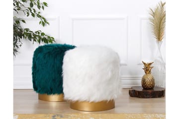 Needles Sittpuff 40 cm - Vit - Möbler - Stolar & fåtöljer - Pall & puff - Sittpuff