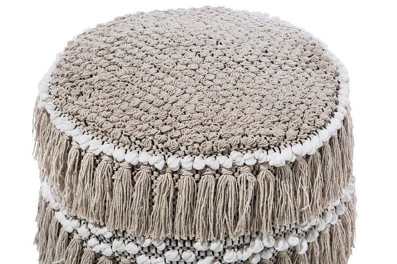 Noida Sittpuff 44 cm - Beige - Möbler - Stolar & fåtöljer - Pall & puff - Sittpuff