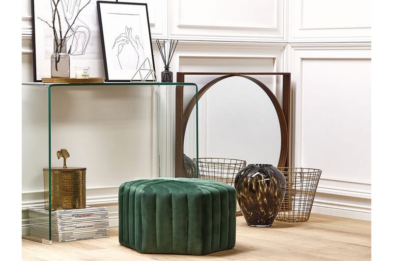 Oakbrook Sittpuff - Grön - Möbler - Stolar & fåtöljer - Pall & puff - Sittpuff