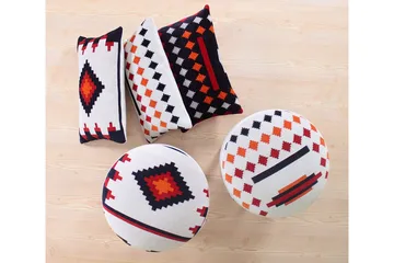 Opelousas Sittpuff 46 cm - Vit - Möbler - Stolar & fåtöljer - Pall & puff - Sittpuff