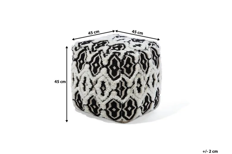 Orai Sittpuff 45 cm - Svart - Möbler - Stolar & fåtöljer - Pall & puff - Sittpuff