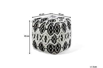 Orai Sittpuff 45 cm - Svart - Möbler - Stolar & fåtöljer - Pall & puff - Sittpuff