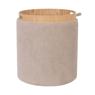 Ottoman/bord Hiro med förvaring och bricka 34,5x37 cm
