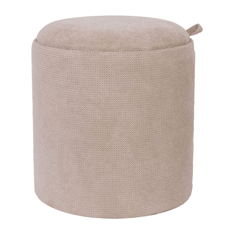 Ottoman/bord Hiro med förvaring och bricka 34,5x37 cm - Beige - Möbler - Stolar & fåtöljer - Pall & puff - Sittpuff