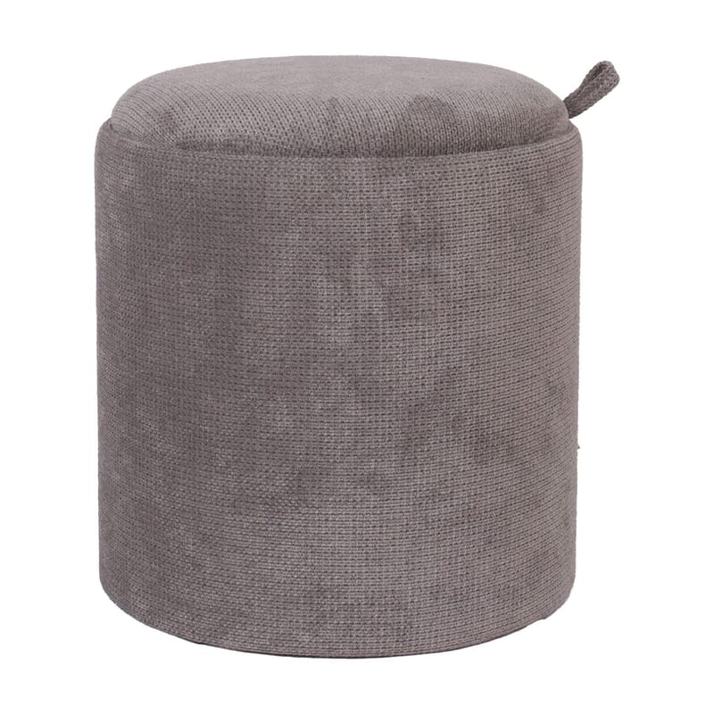 Ottoman/bord Hiro med förvaring och bricka 34,5x37 cm - Grå - Möbler - Stolar & fåtöljer - Pall & puff - Sittpuff