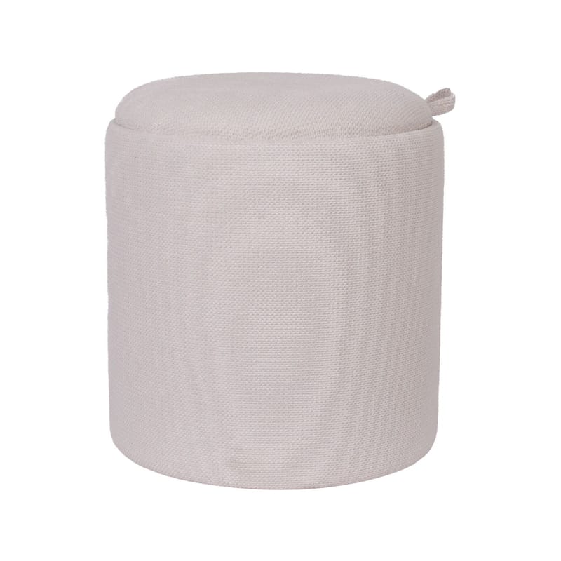 Ottoman/bord Hiro med förvaring och bricka 34,5x37 cm - Vit - Möbler - Stolar & fåtöljer - Pall & puff - Sittpuff