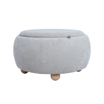 Ottoman/bord Hiro med förvaring och bricka 67x38 cm - Beige - Möbler - Stolar & fåtöljer - Pall & puff - Sittpuff - Sittpuff med förvaring
