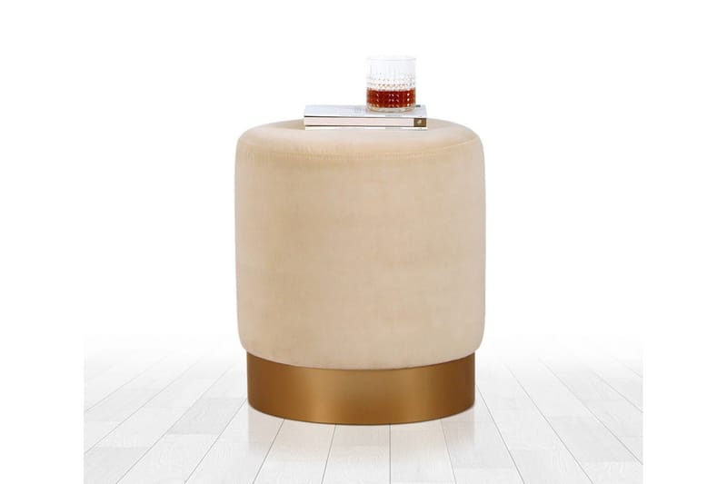 Owensboro Sittpuff 40 cm - Beige - Möbler - Stolar & fåtöljer - Pall & puff - Sittpuff
