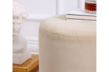 Owensboro Sittpuff 40 cm - Beige - Möbler - Stolar & fåtöljer - Pall & puff - Sittpuff