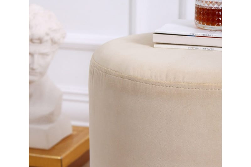 Owensboro Sittpuff 40 cm - Beige - Möbler - Stolar & fåtöljer - Pall & puff - Sittpuff