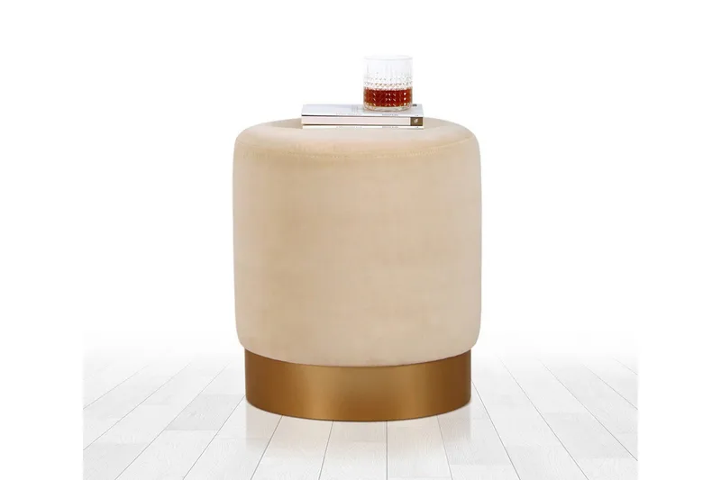 Owensboro Sittpuff 40 cm, Beige