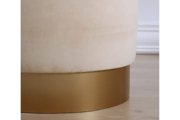 Owensboro Sittpuff 40 cm - Beige - Möbler - Stolar & fåtöljer - Pall & puff - Sittpuff