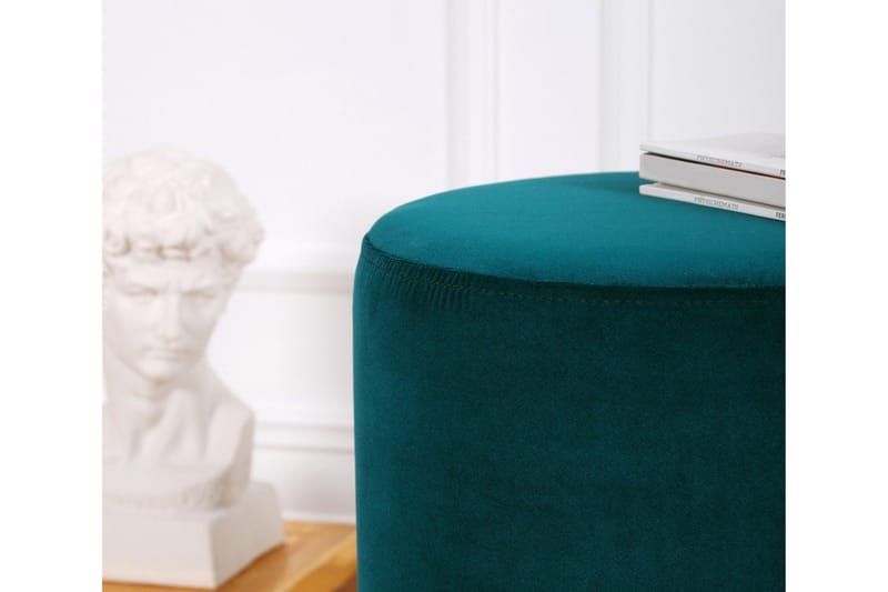 Owensboro Sittpuff 40 cm - Blå - Möbler - Stolar & fåtöljer - Pall & puff - Sittpuff