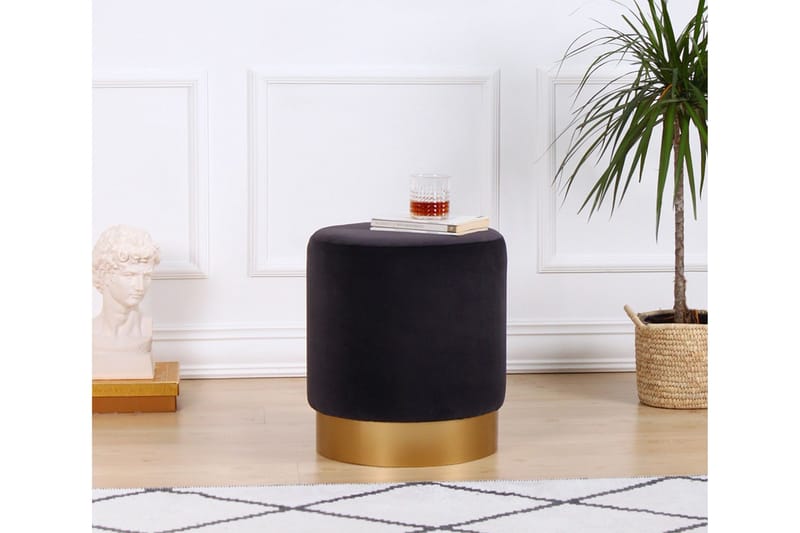 Owensboro Sittpuff 40 cm - Grå - Möbler - Stolar & fåtöljer - Pall & puff - Sittpuff