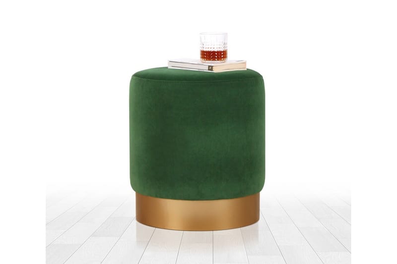 Owensboro Sittpuff 40 cm - Grön - Möbler - Stolar & fåtöljer - Pall & puff - Sittpuff