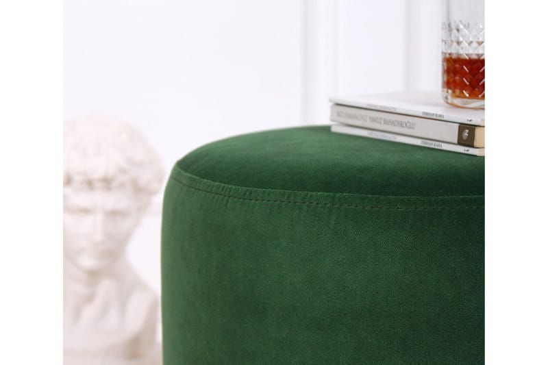 Owensboro Sittpuff 40 cm - Grön - Möbler - Stolar & fåtöljer - Pall & puff - Sittpuff